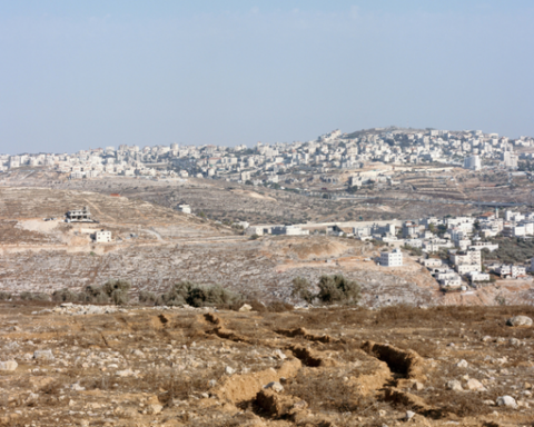 Fotografía del paisaje palestino tomada por la artista Saja Quttaineh en 2021