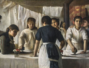 Marie Petiet - Las lavanderas (1882)