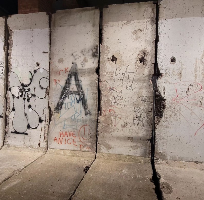 Tramo del Muro de Berlín expuesto