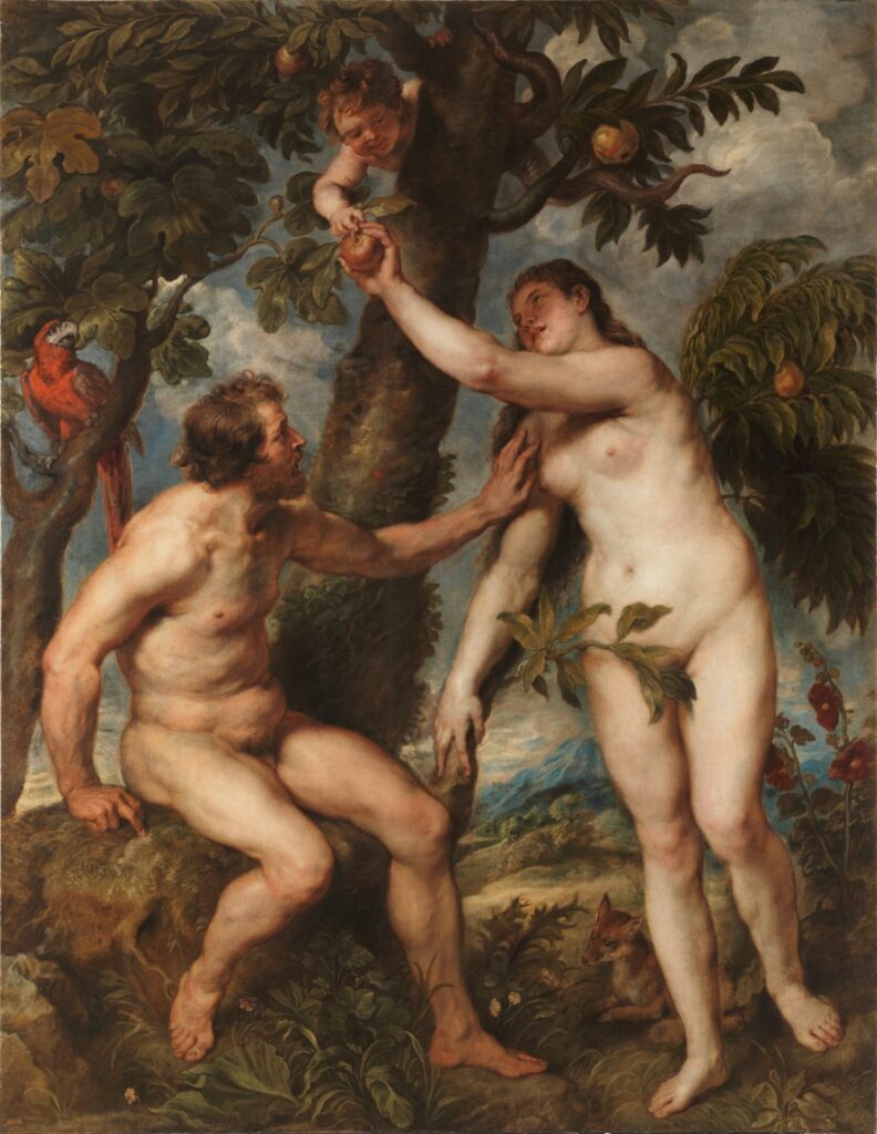 'Adán y Eva' de Rubens en el Museo Nacional del Prado