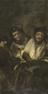 'Dos mujeres y un hombre' de Goya en el Museo Nacional del Prado