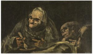 'Dos viejos comiendo' de Goya en el Museo Nacional del Prado
