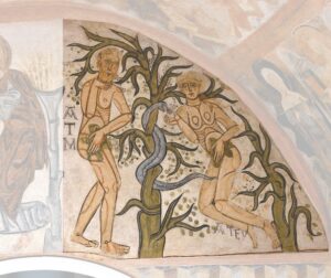 Pecado Original, Pintura mural de la ermita de la Vera Cruz de Maderuelo