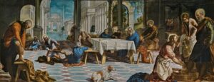 'El lavatorio' de Tintoretto en el Museo Nacional del Prado.