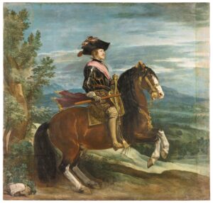 'Felipe IV, a caballo' de Velázquez en el Museo Nacional del Prado