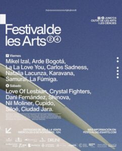 Cartel del Festival de les Arts 2024