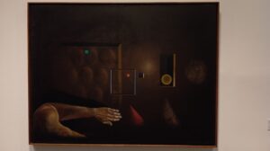 Pintura de Antoni Tàpies.