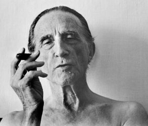 Retrato de Marcel Duchamp.