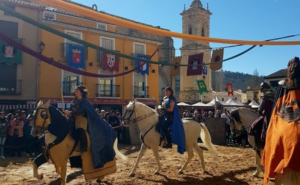Espectaculo ecuestre en la Feria de las Mercaderias