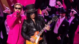 Ryan Gosling y Slash en I'm just Ken en los Oscar