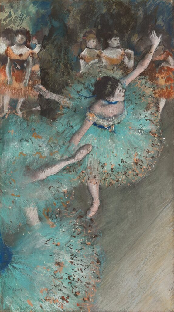 Bailarina basculando, de Degas