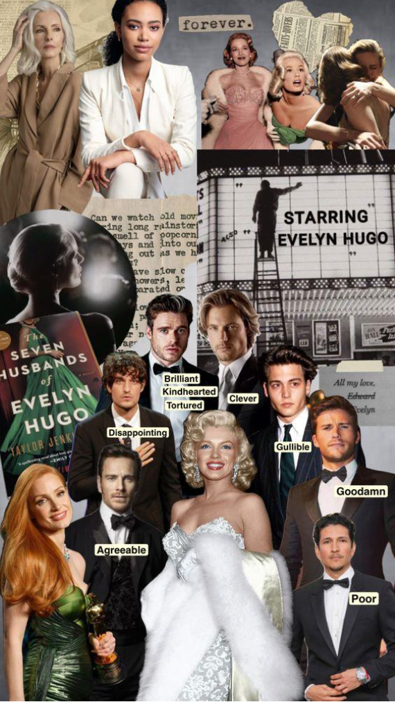 Collage 'Los siete maridos de Evelyn Hugo'