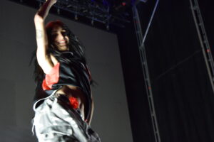 Natalia Lacunza en el escenario del Mad Cool