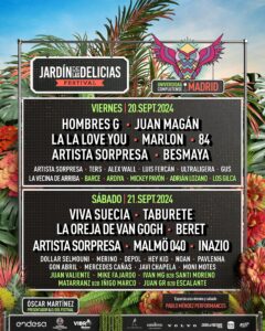 Cartel Festival Jardín de las Delicias 2024