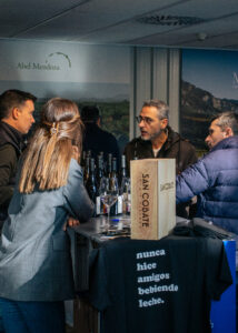 Stand de las Bodegas San Cobate Madrid Wine Market 2024