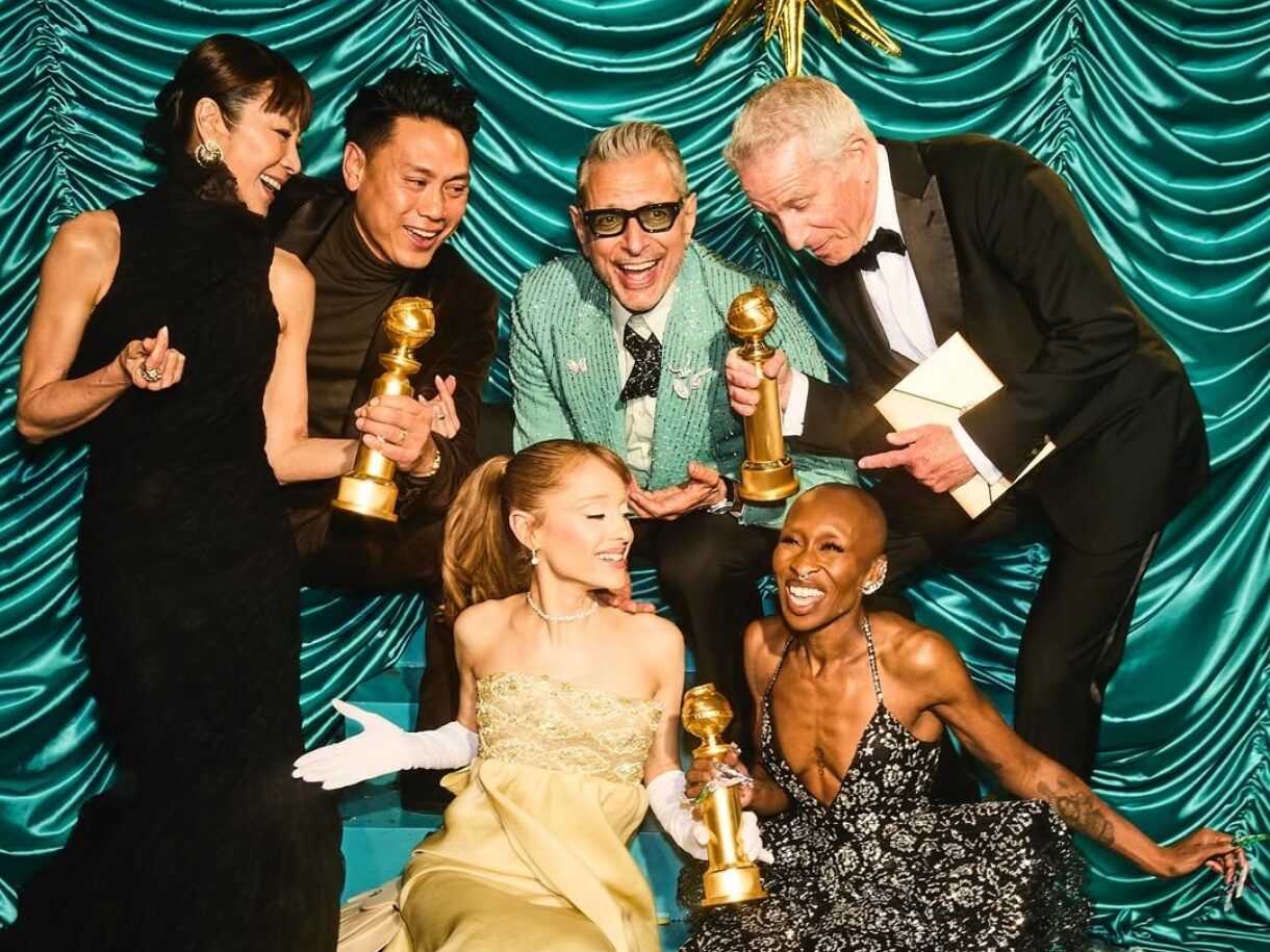 elenco reparto de wicked en los golde globes globos de oro