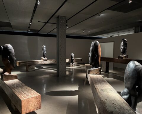 Esculturas de la exposición 'Materia Interior' de Jaume Plensa