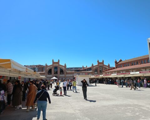 Vista de la Feria del Comic del Matadero
