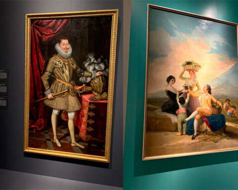 Vista interior de la Galería de las Colecciones Reales. Fuente: Propia