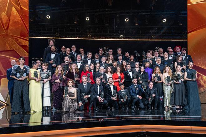Los ganadores de la 40 edición de los premios Goya /Manu Mitru