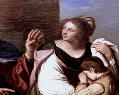 Abraham repudia a Agar e Ismael (1657) / Fuente: Amazon