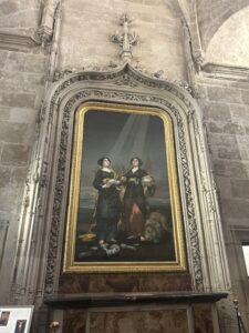 Justa y Rufina de Francisco Goya en la catedral sevillana / Fuente: Paula Rodríguez