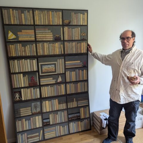 Antonio Tamayo en su estudio