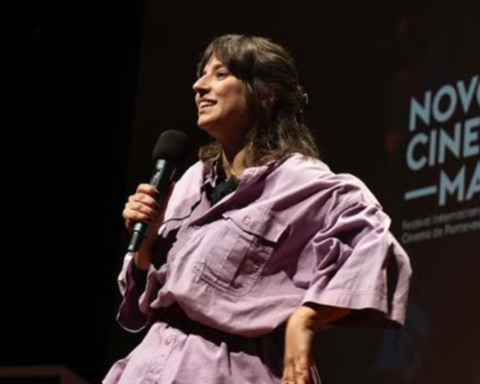 Anxos Fazáns en el estreno de As liñas descontinuas | A. Lorenzo